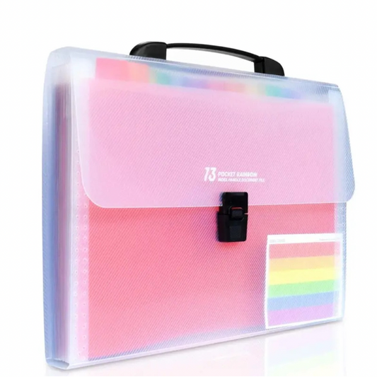 Rainbow file folder
